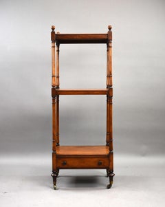 Victorian Mahogany Three-Tier Whatnot
