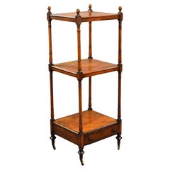 Victorian Mahogany Three-Tier Whatnot