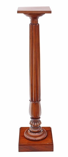 Victorian, Mahogany, Torchiere, Pedestal