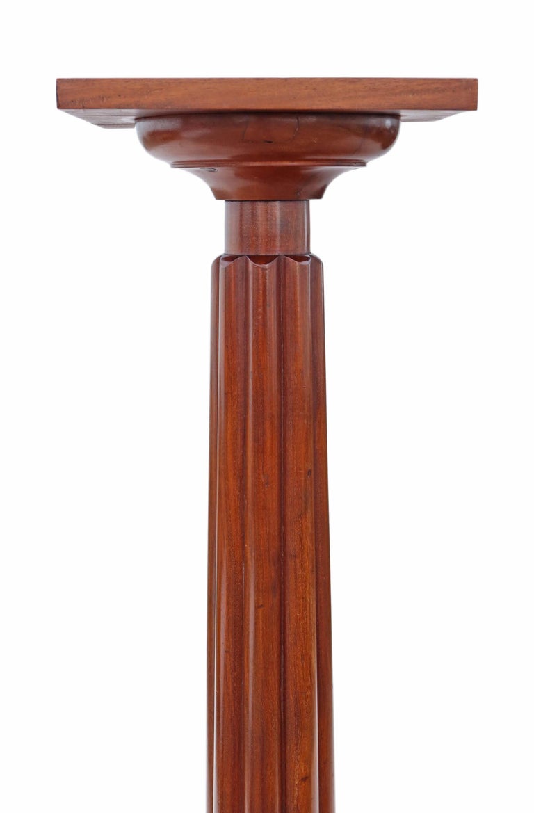 Victorian, Mahogany, Torchiere, Pedestal For Sale at 1stDibs