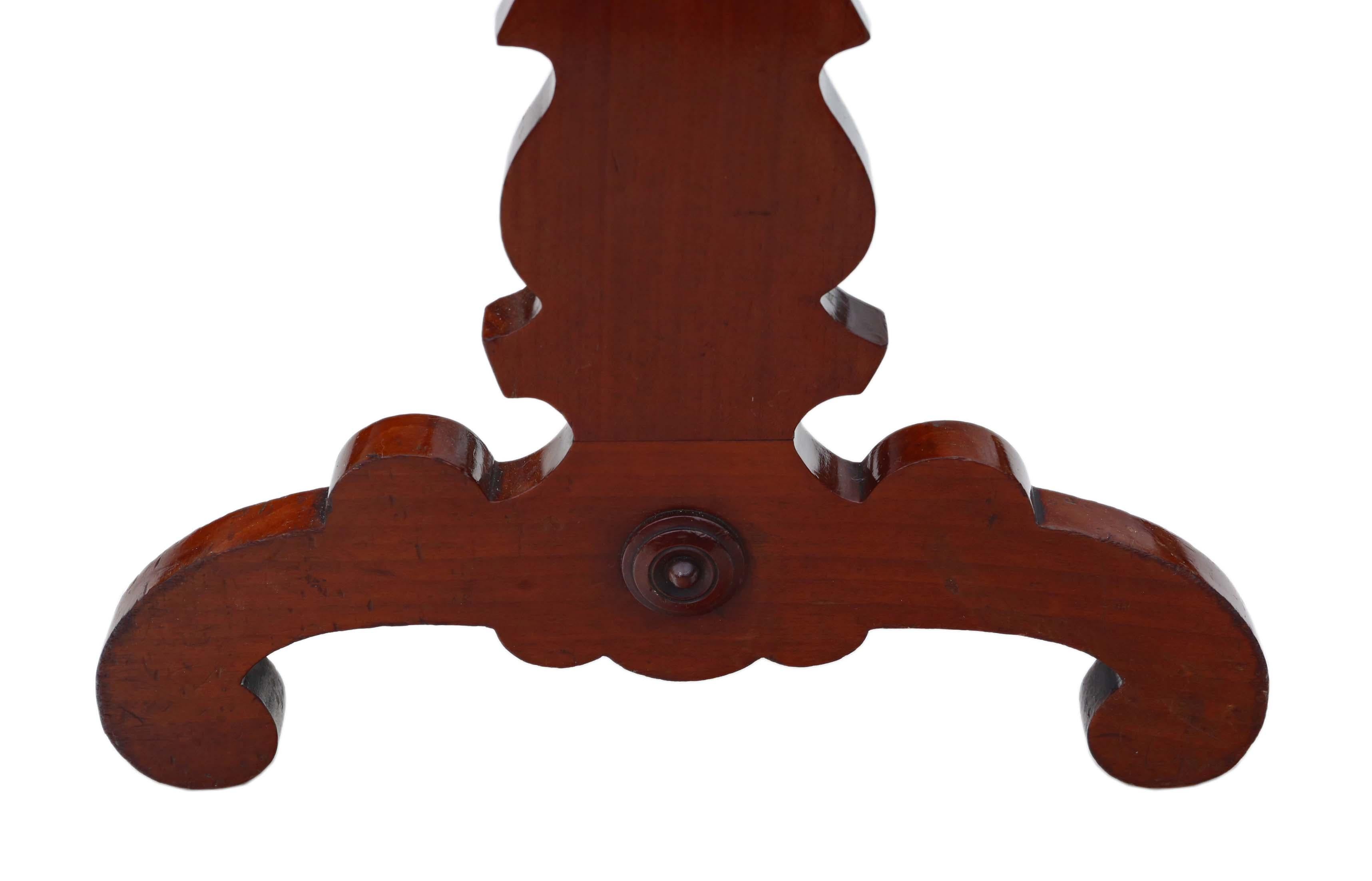 Victorian Mahogany Towel Rail Stand 3