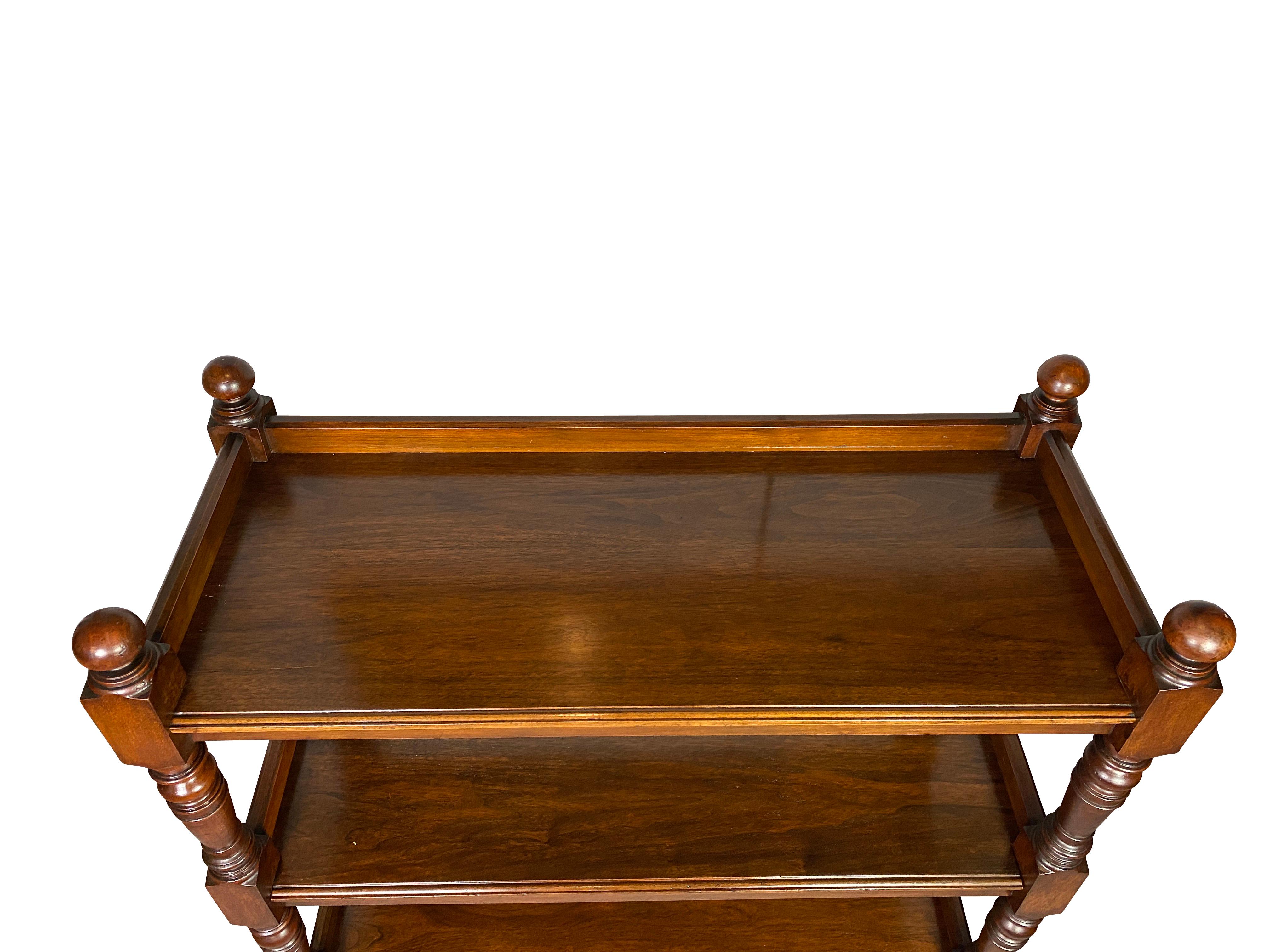 Mid-19th Century Victorian Mahogany Trolley