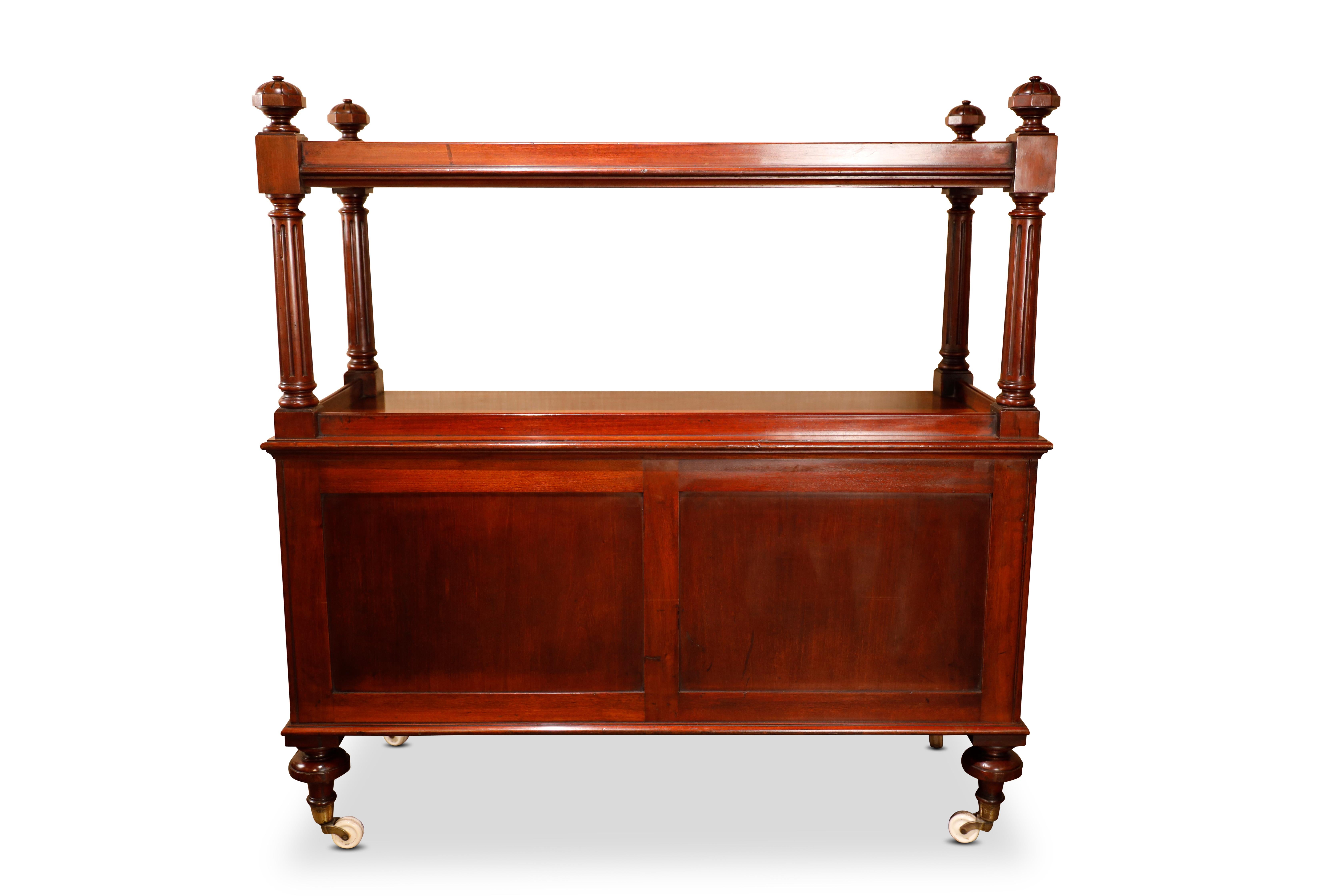 19th Century Victorian Mahogany Trolly / Dumbwaiter For Sale