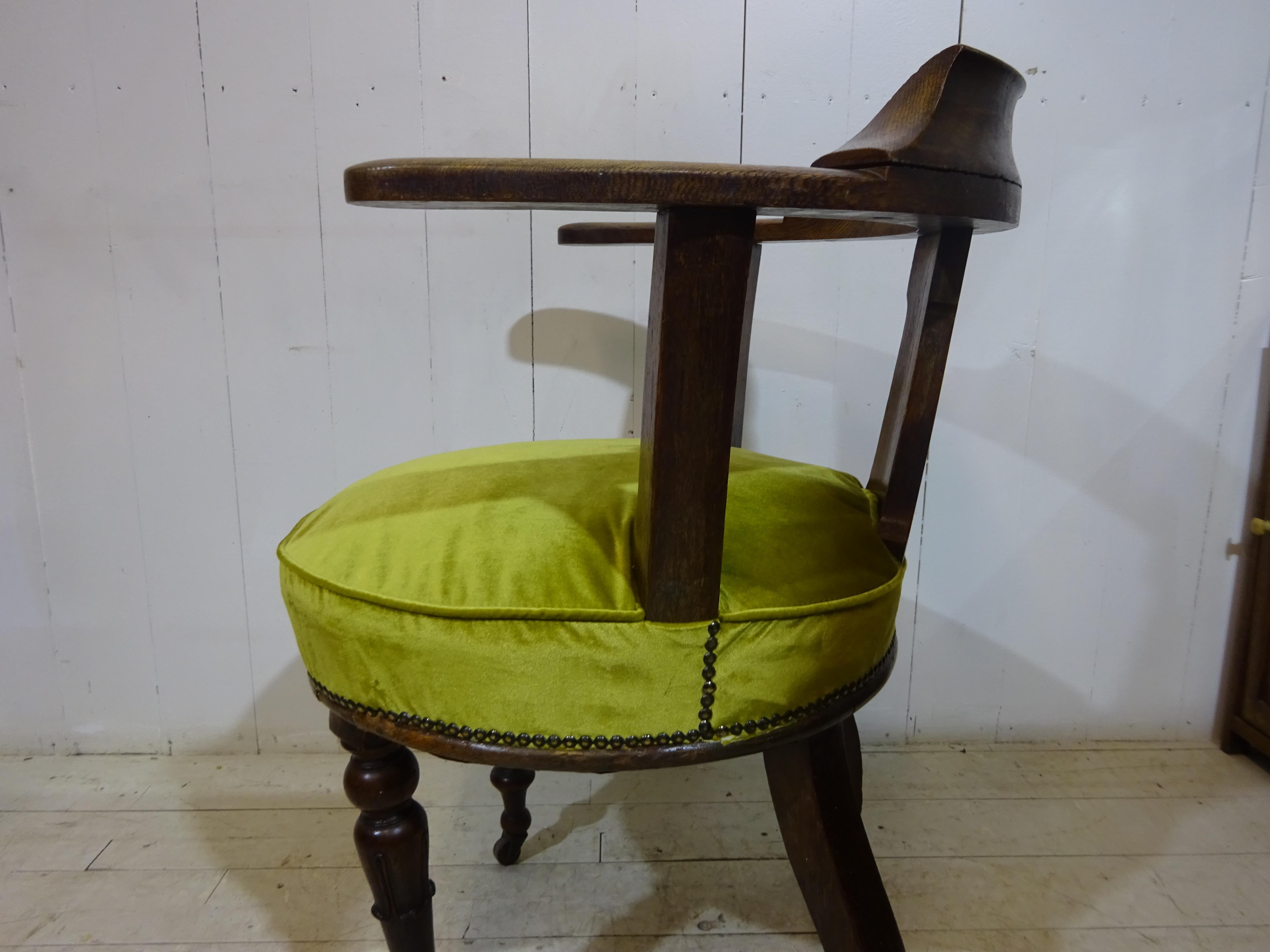 Victorian Mahogany Tub Chair For Sale at 1stDibs