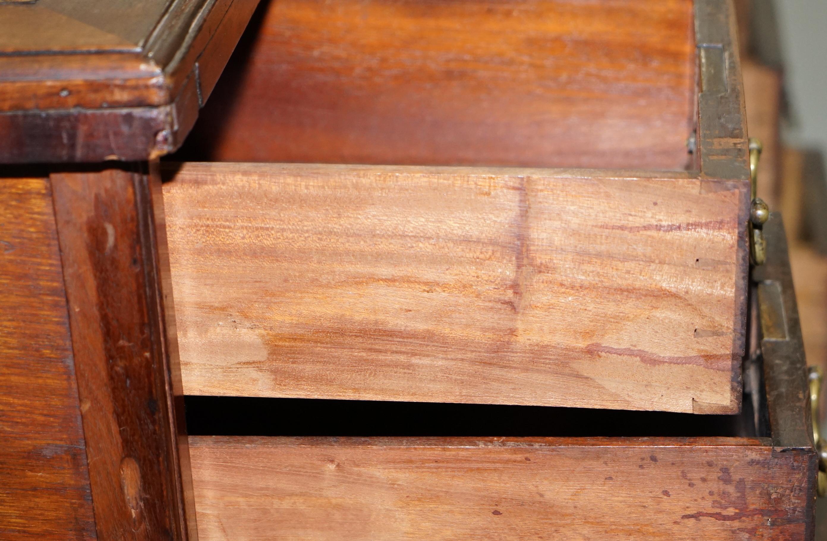 Victorian Mahogany Twin Pedestal Partner Desk Original Timber, Nice Leather Top 11