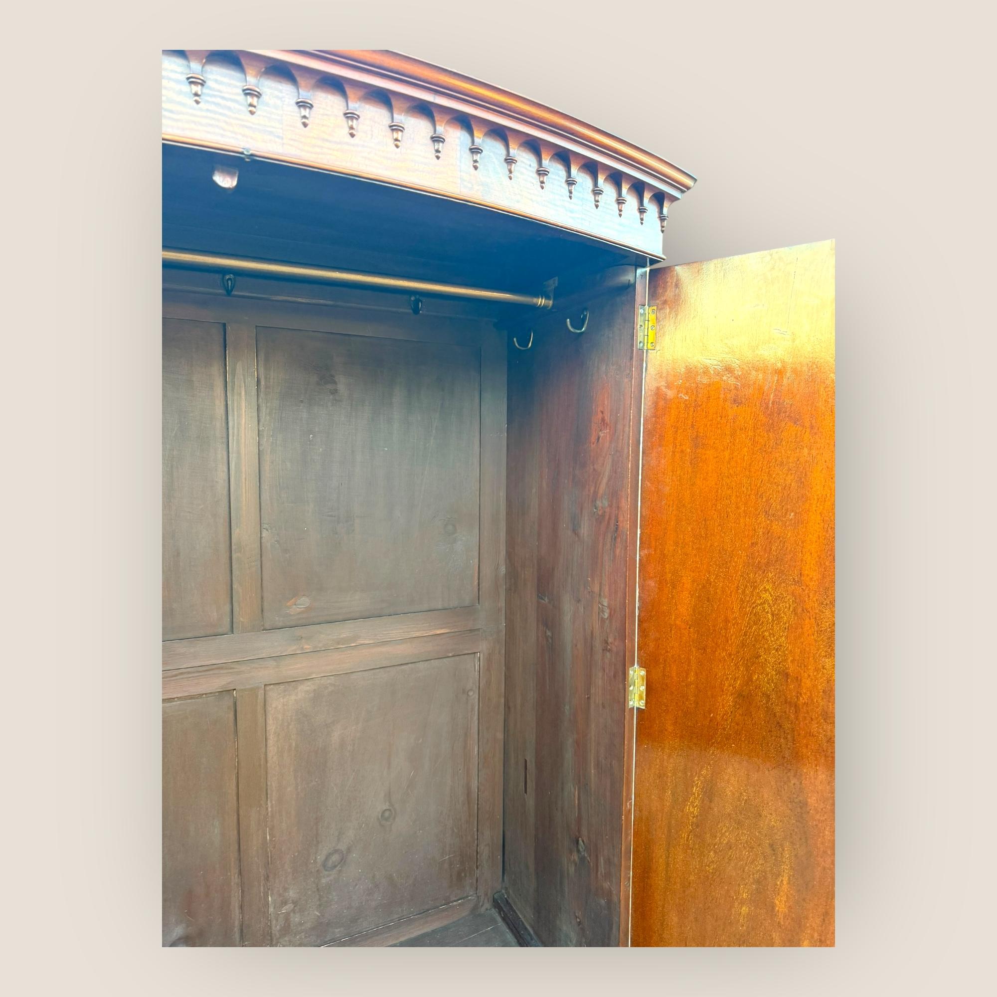 Victorian Mahogany Wardrobe 4