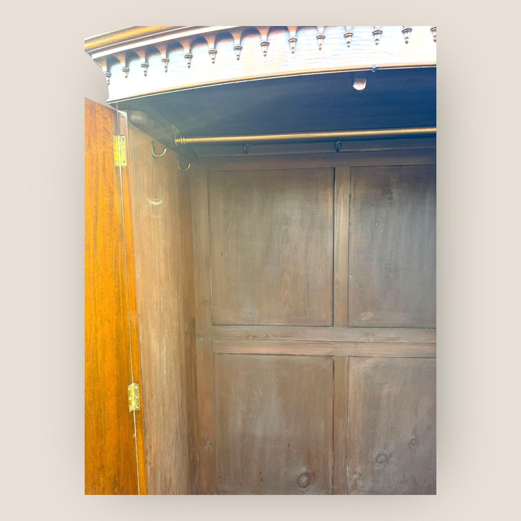 Victorian Mahogany Wardrobe 3