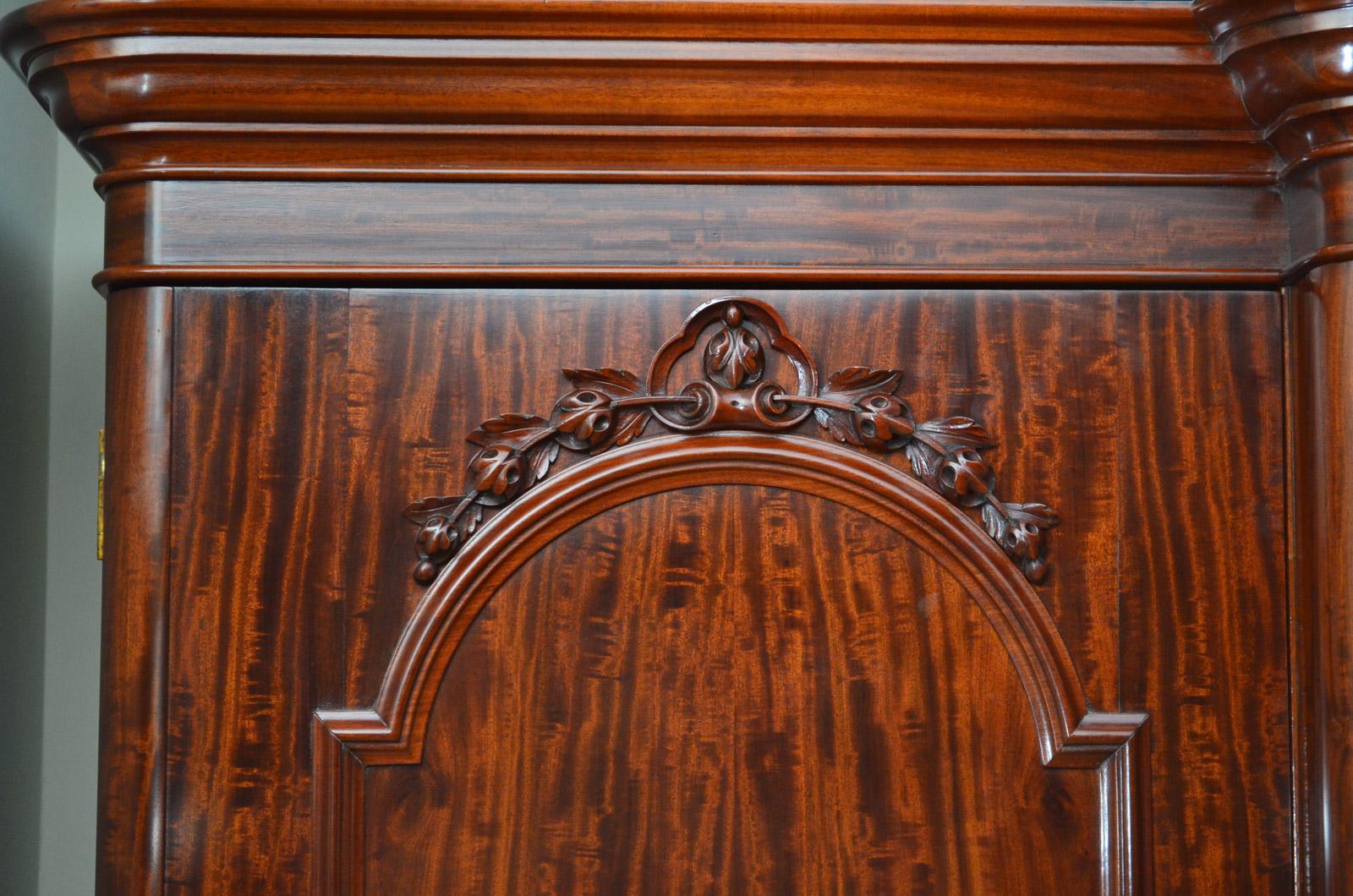 Victorian Mahogany Wardrobe 3