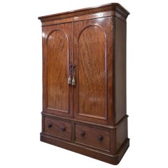 Victorian Mahogany Wardrobe