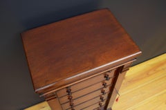 Victorian Mahogany Wellington Chest