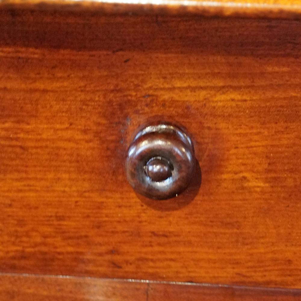 English Victorian mahogany Wellington chest For Sale