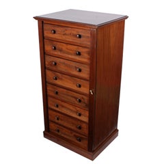 Victorian Mahogany Wellington Chest Victorian Mahogany Wellington Chest