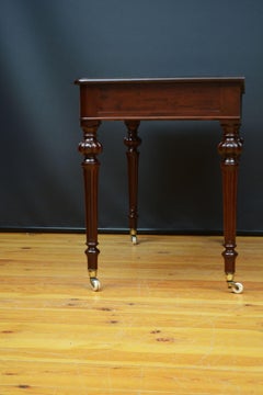 Victorian Mahogany Writing Table / Dressing Table c1860