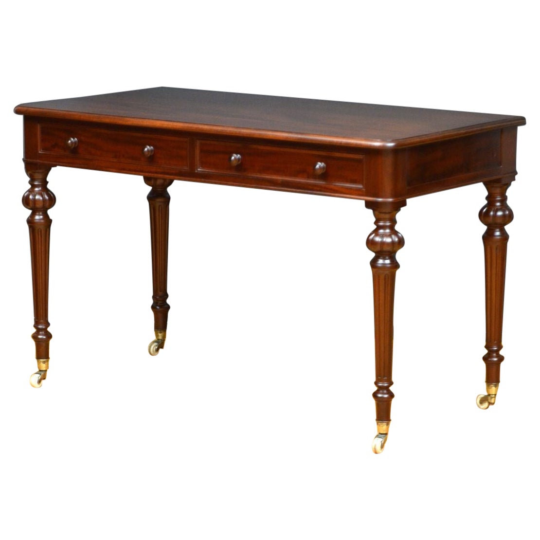 Victorian Mahogany Writing Table / Dressing Table