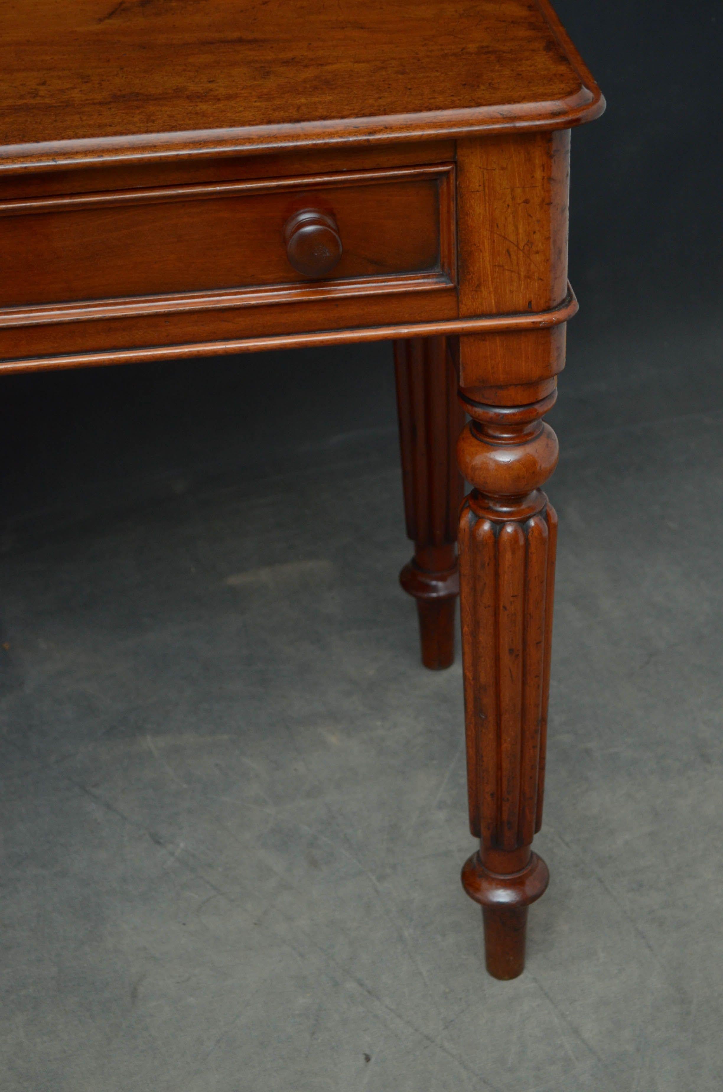 Victorian Mahogany Writing Table 7