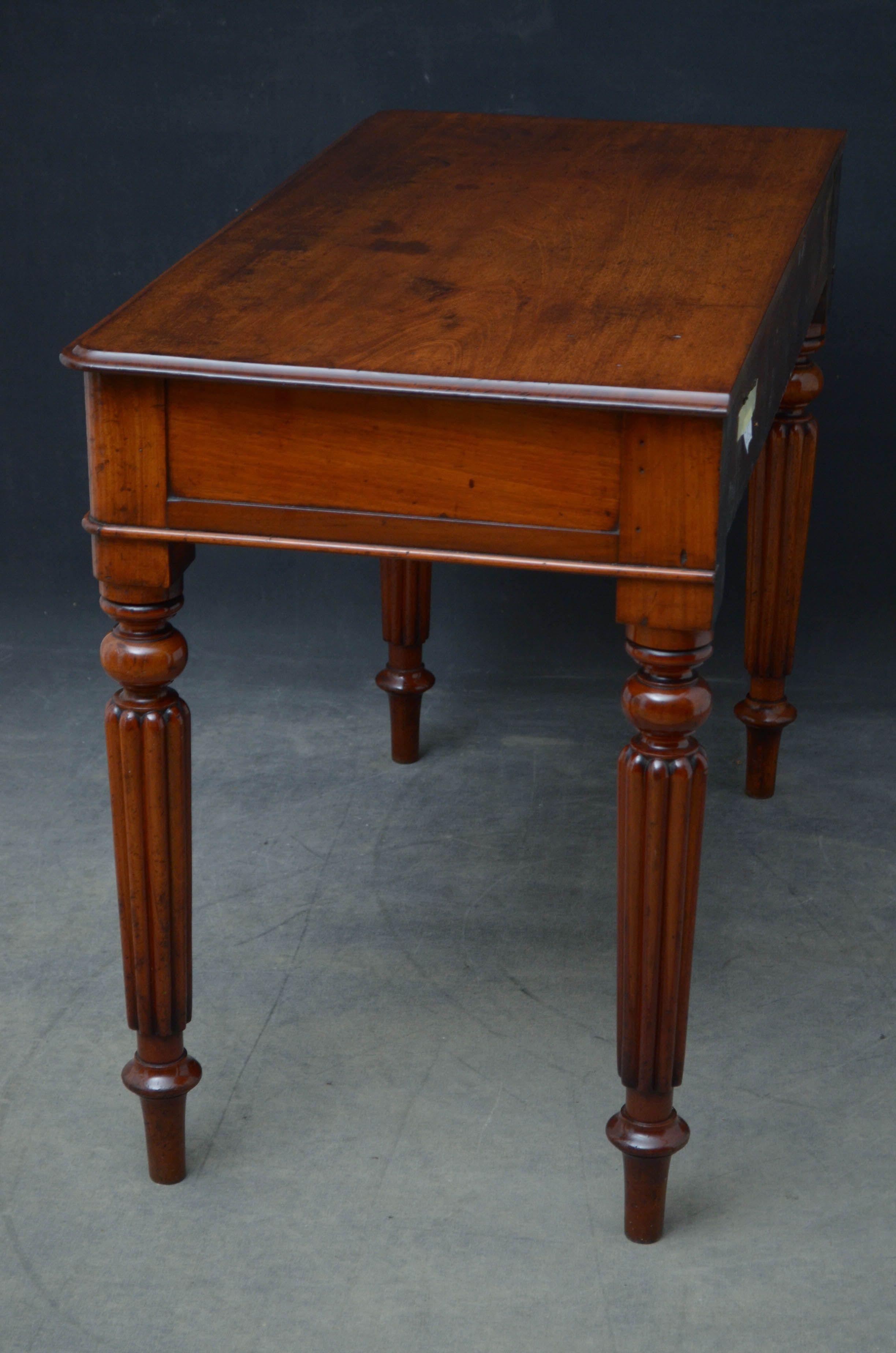 Victorian Mahogany Writing Table 8