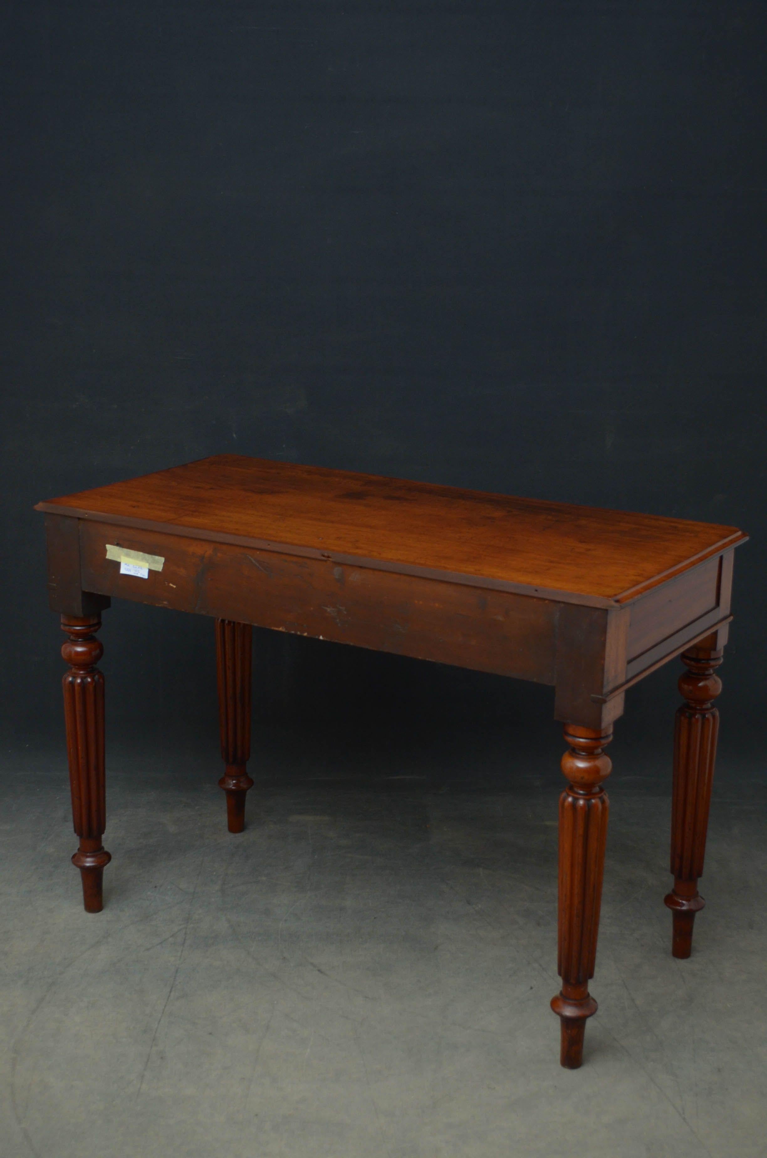 Victorian Mahogany Writing Table 9