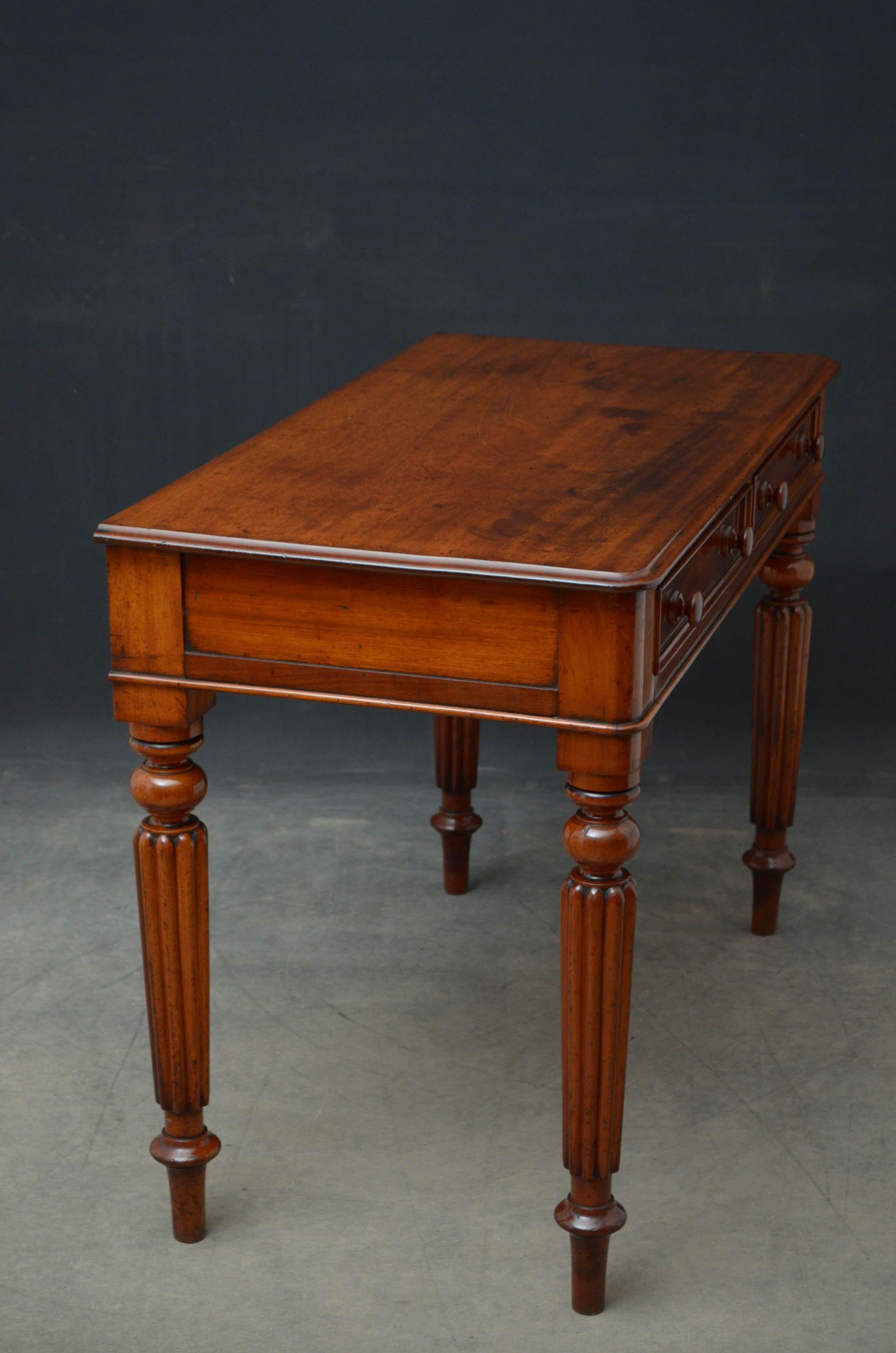 Victorian Mahogany Writing Table 10