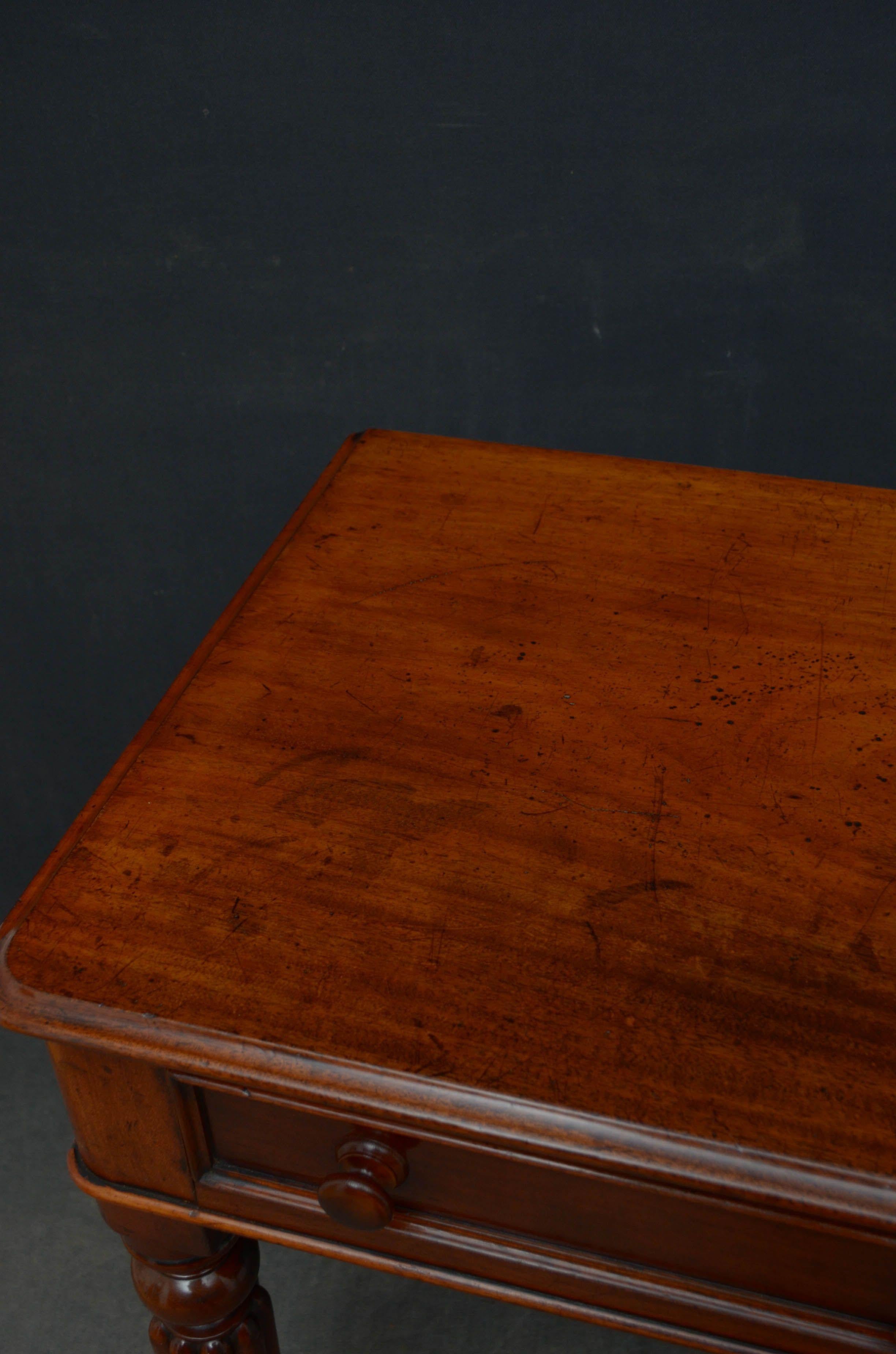 Victorian Mahogany Writing Table 1