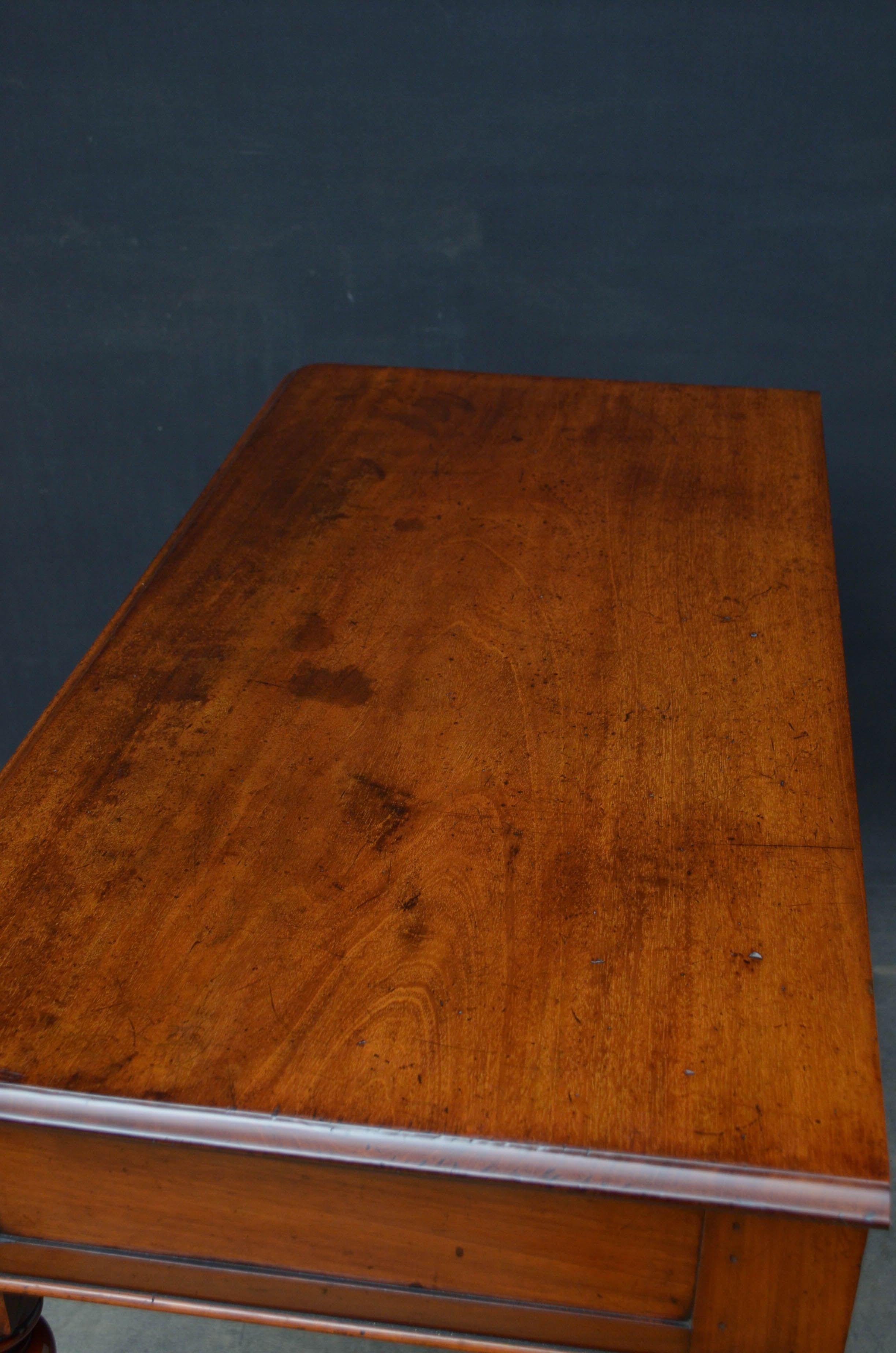 Victorian Mahogany Writing Table 2