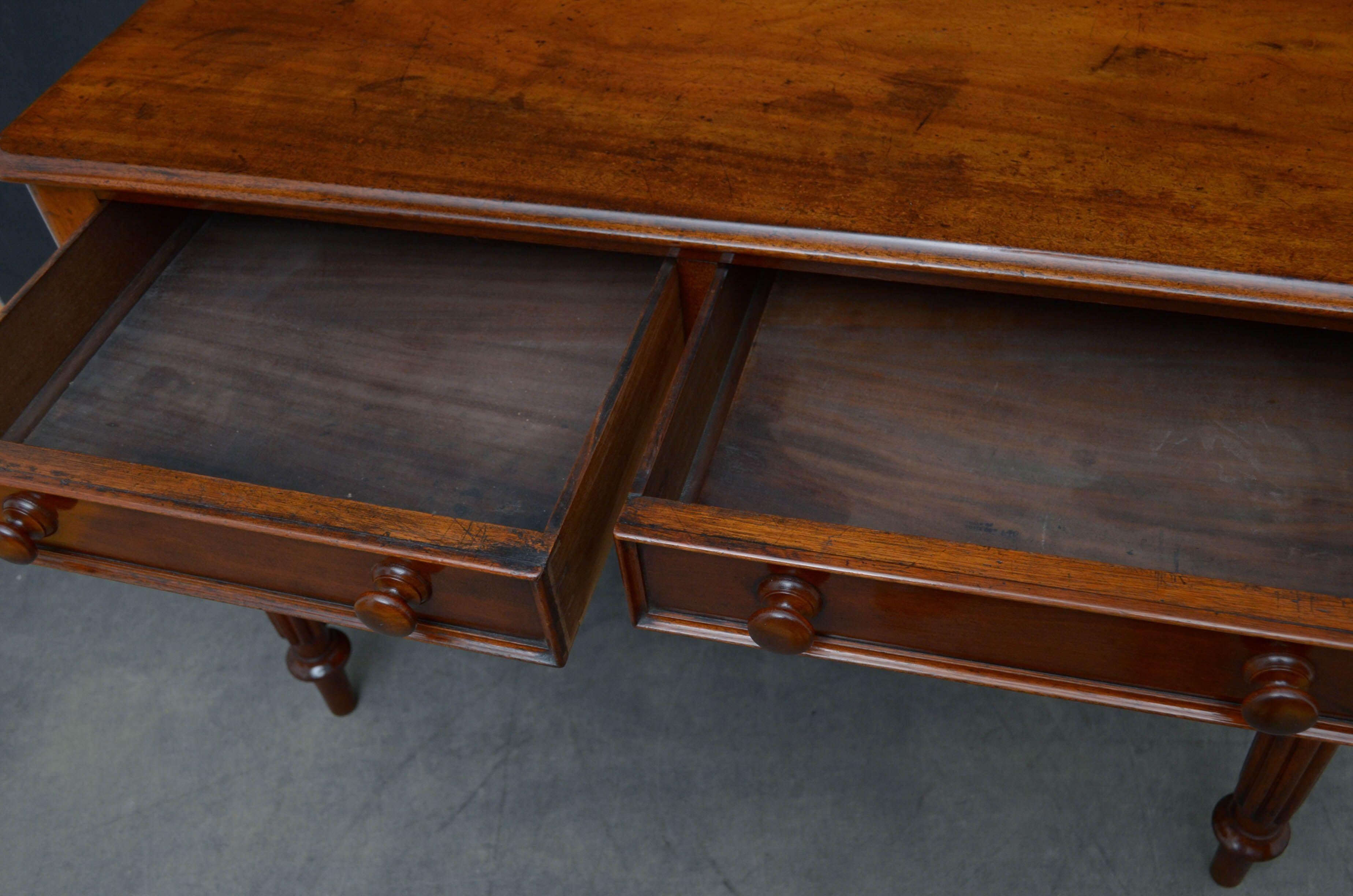 Victorian Mahogany Writing Table 4