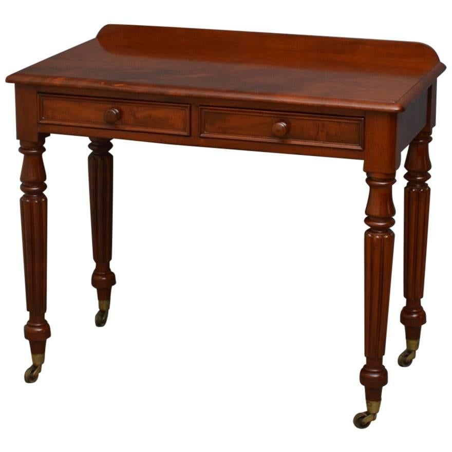 Victorian Mahogany Writing Side Table at 1stDibs