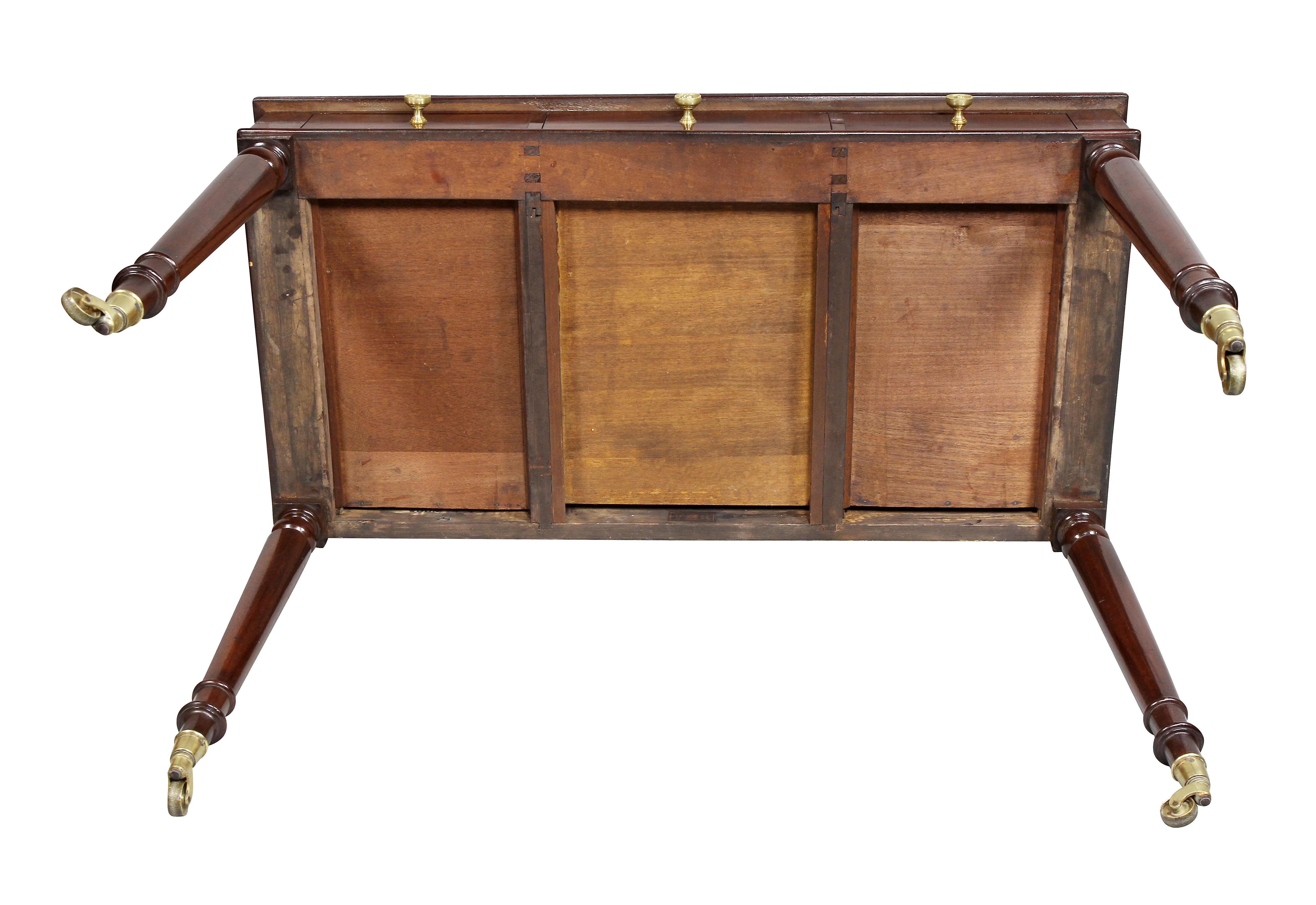 Victorian Mahogany Writing Table from Windsor Castle 8