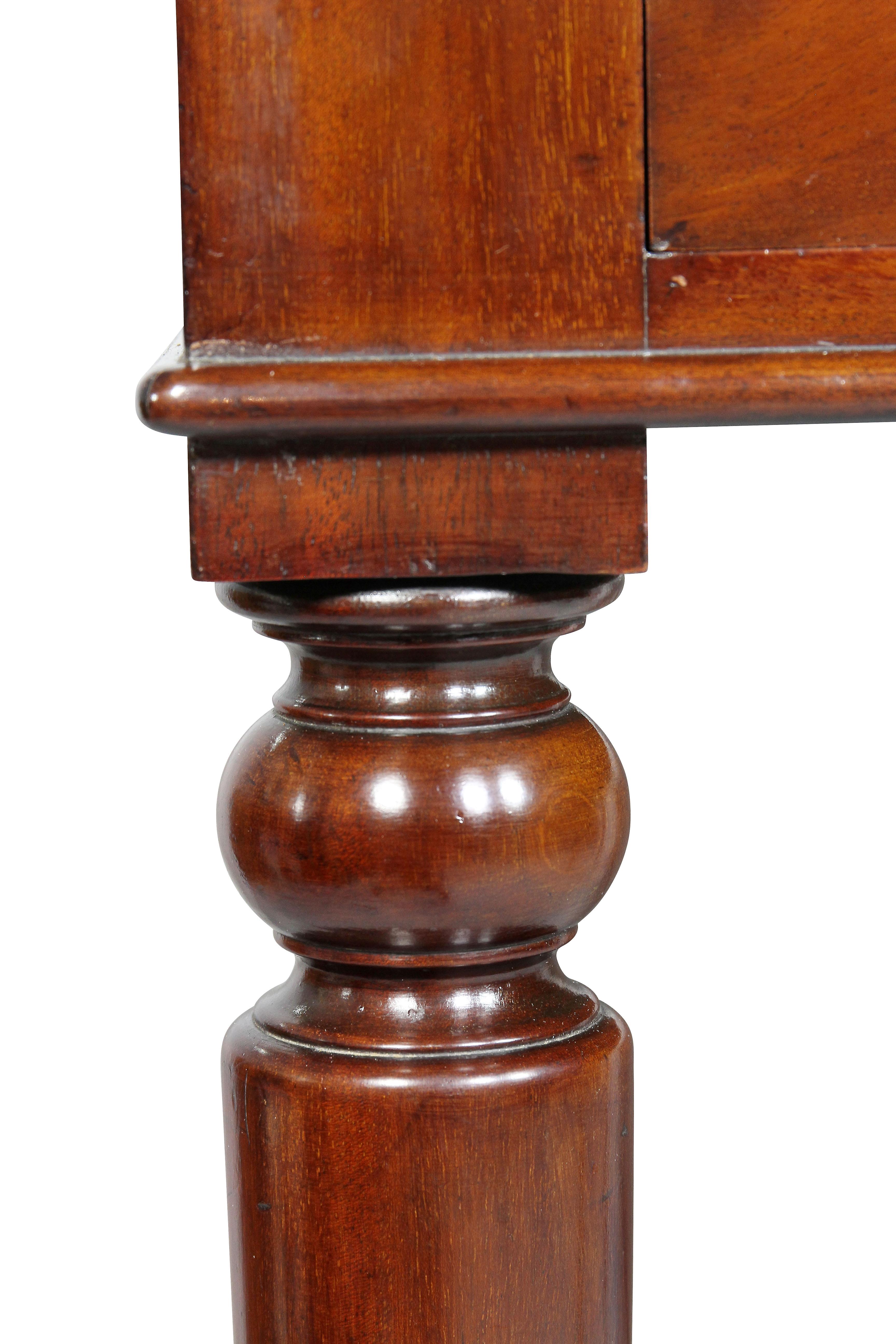 Victorian Mahogany Writing Table from Windsor Castle 1