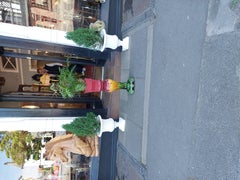 Viktorianischer Majolika Jardiniere Stand