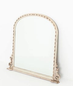 Victorian Mantle Mirror Painted 1920