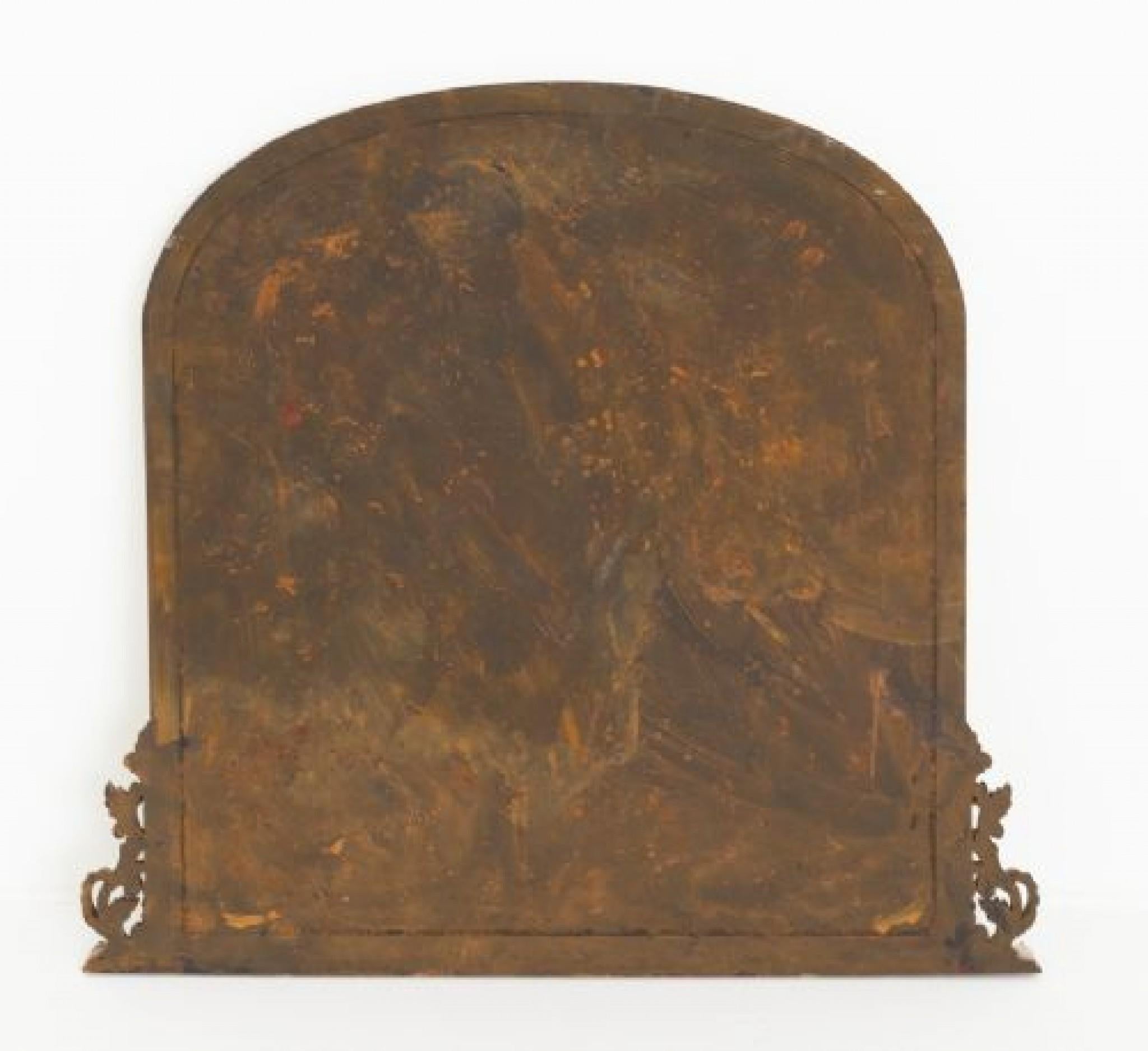 Espejo de manto victoriano pintado 1920 principios del siglo XX en venta