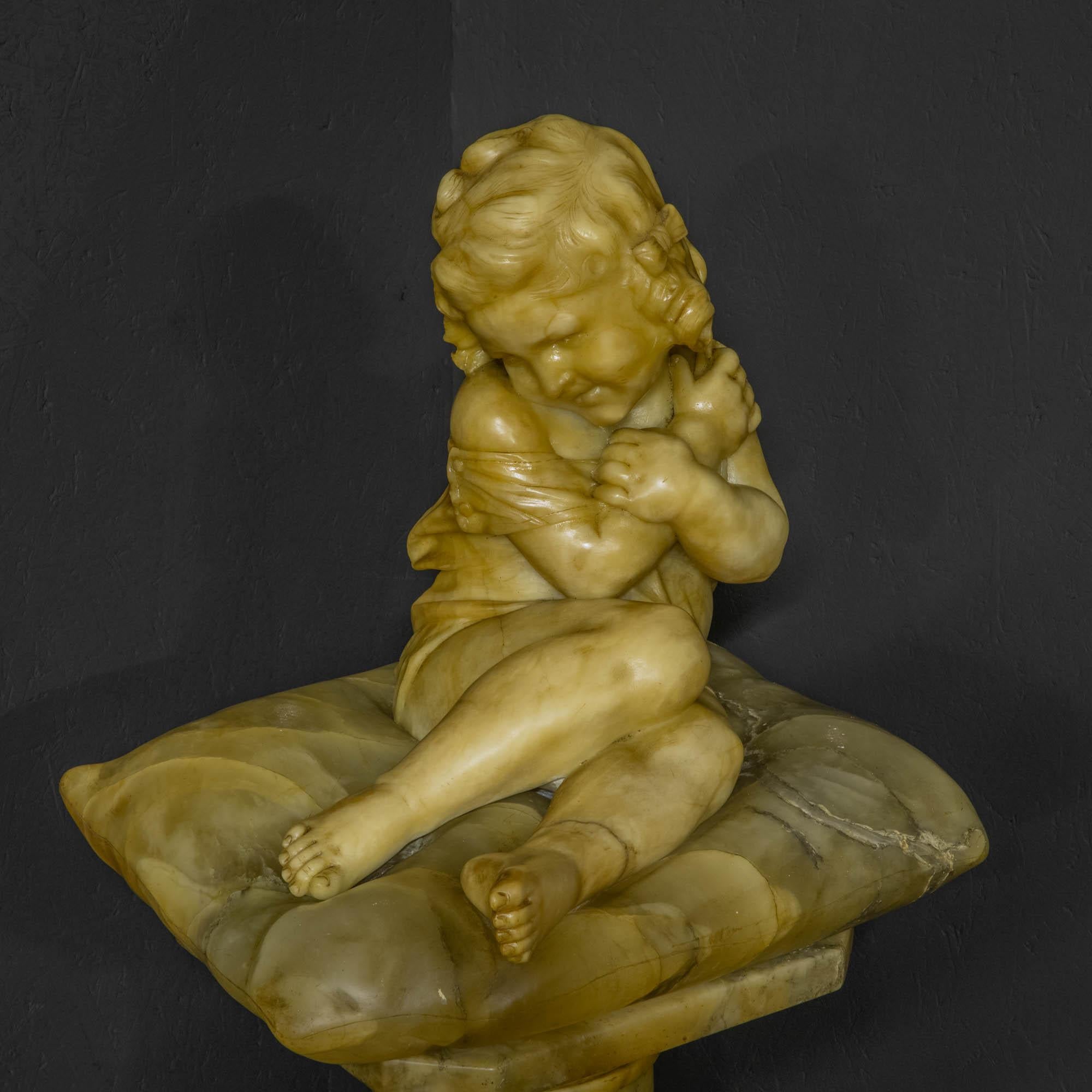 19th Century Victorian Marble Figure For Sale