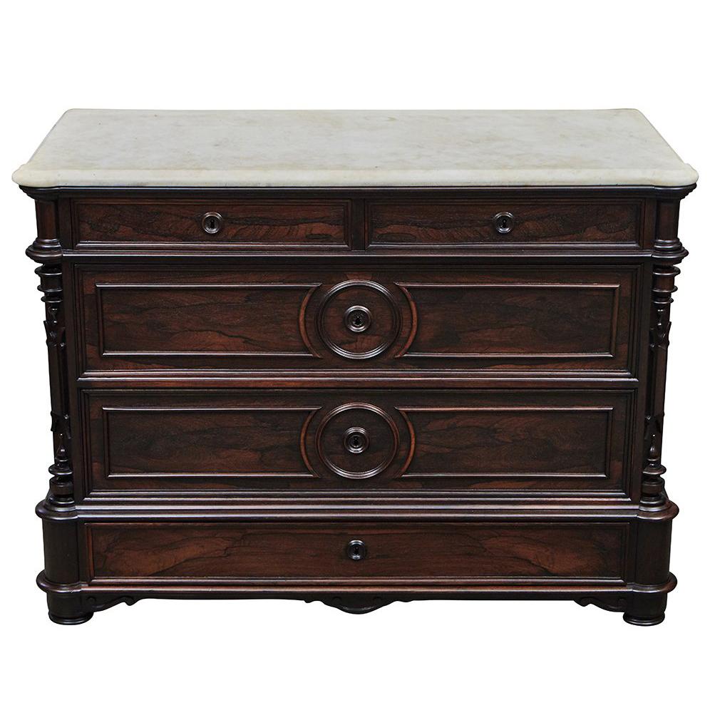 Victorian Marble-Top Commode