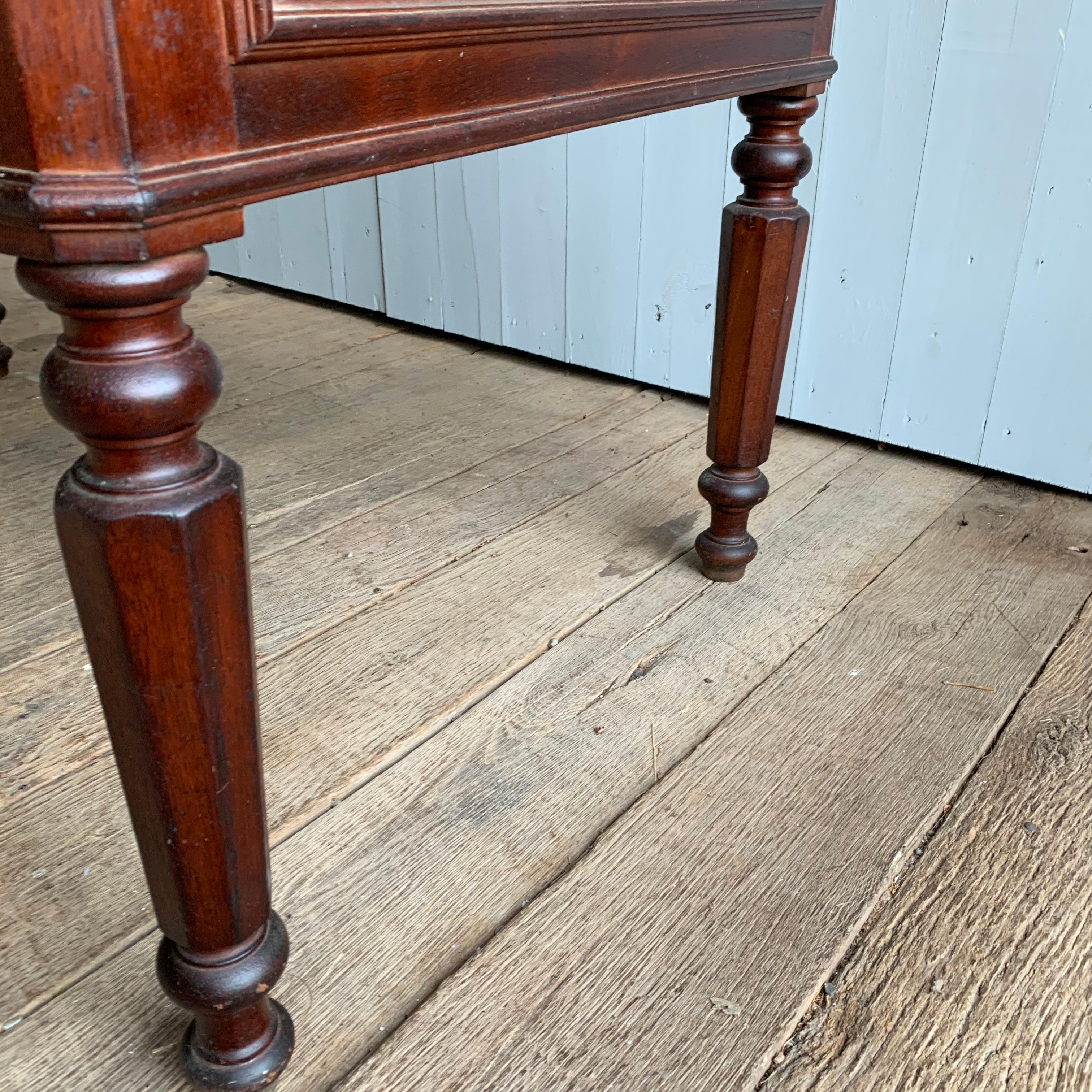 Victorian Marble Top Desk, 1870s at 1stDibs vintage marble top desk