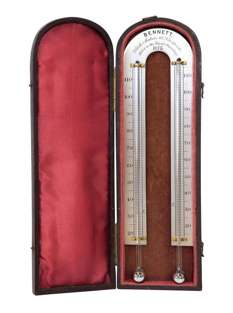 Victorian Masons Hygrometer by London at 1stDibs