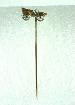 Victorian Mechanical Touring Car Stickpin