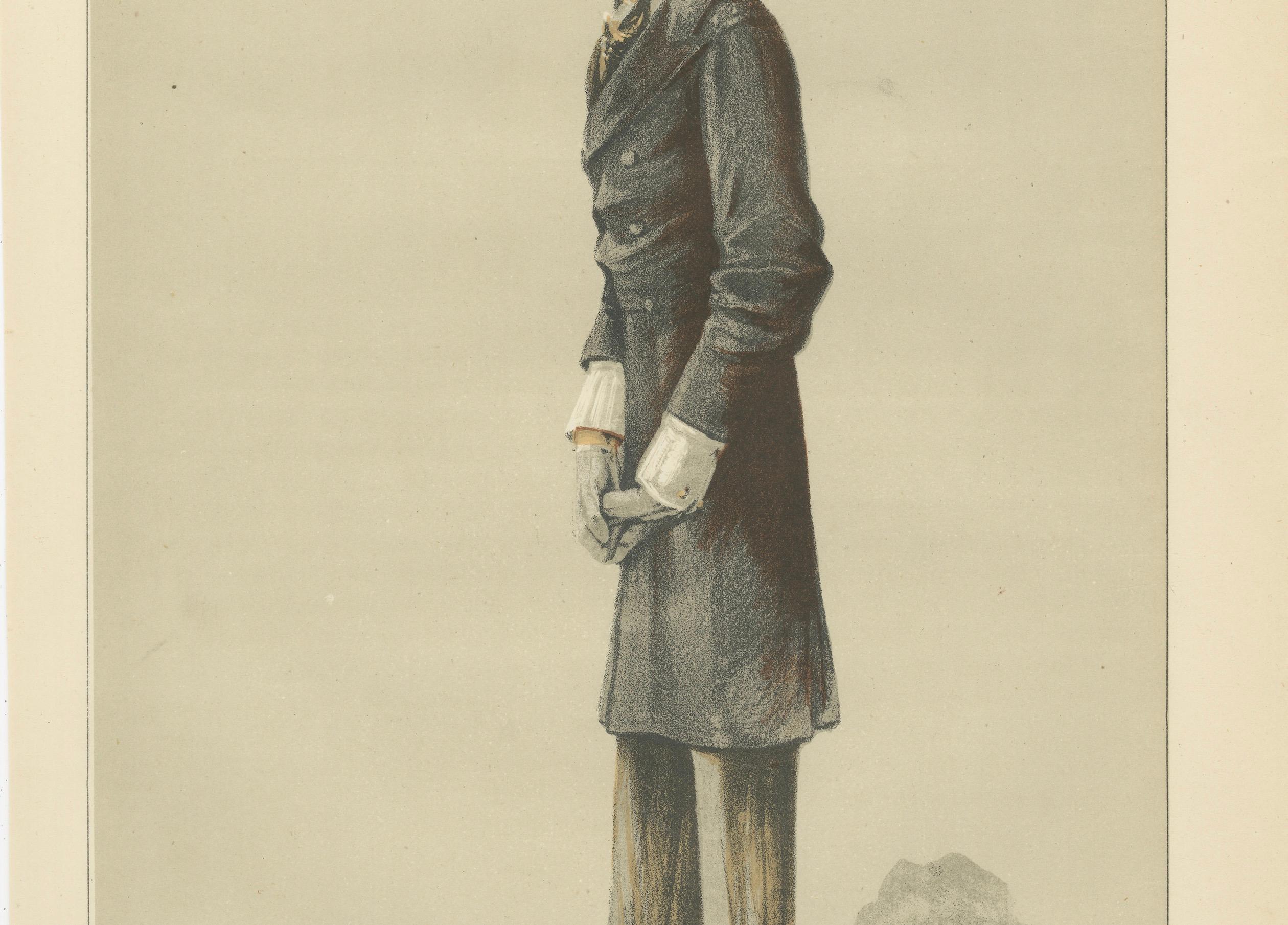 Victorian Military Statesman – Vanity Fair Political Portrait, 1870