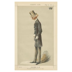 Victorian Military Statesman – Vanity Fair Political Portrait, 1870