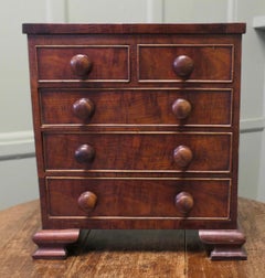 Victorian Miniature Chest of Drawers an Apprentice Piece A real find