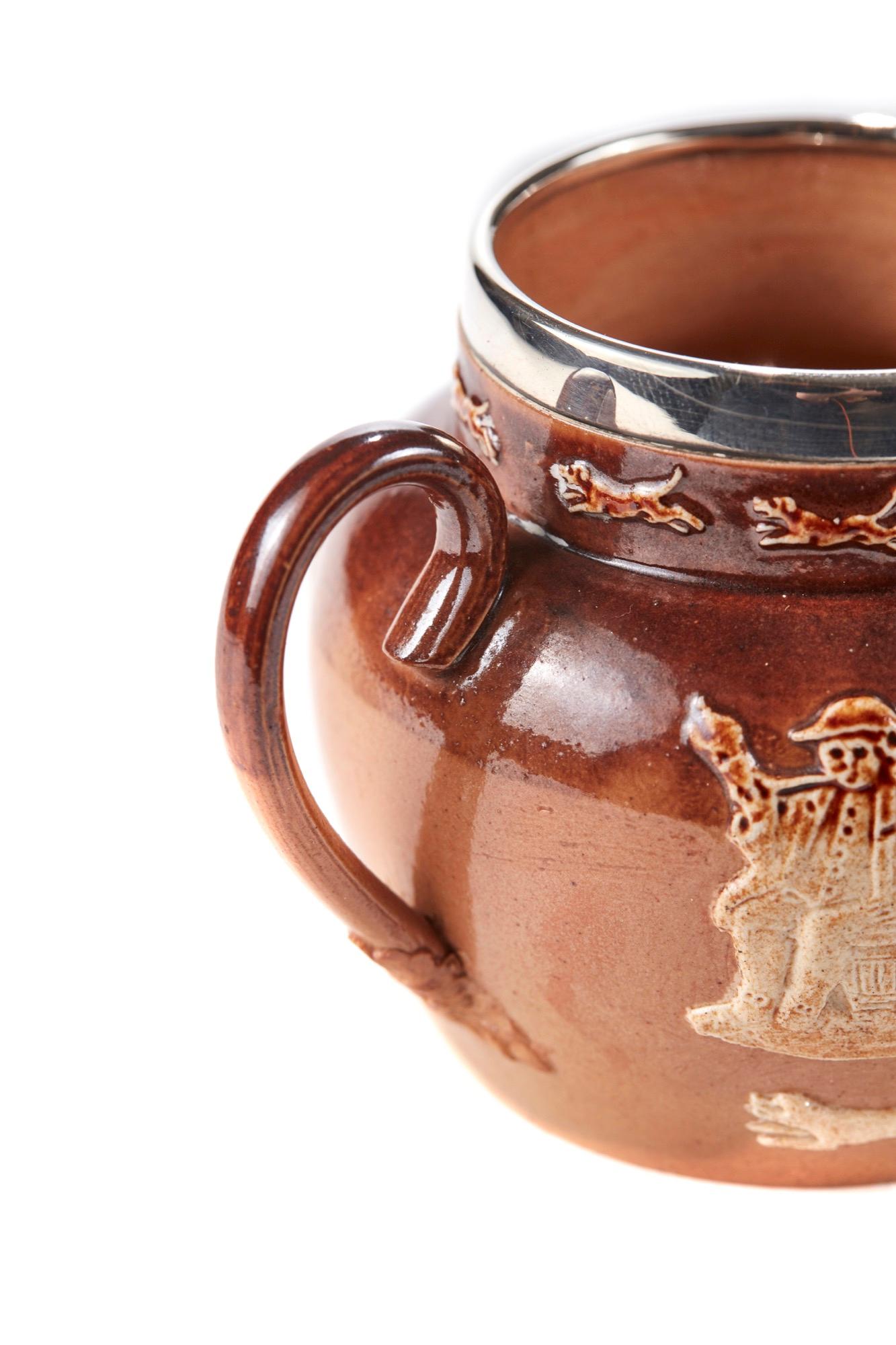 Anglais Service à thé Victorian Miniature Doulton de trois pièces en vente