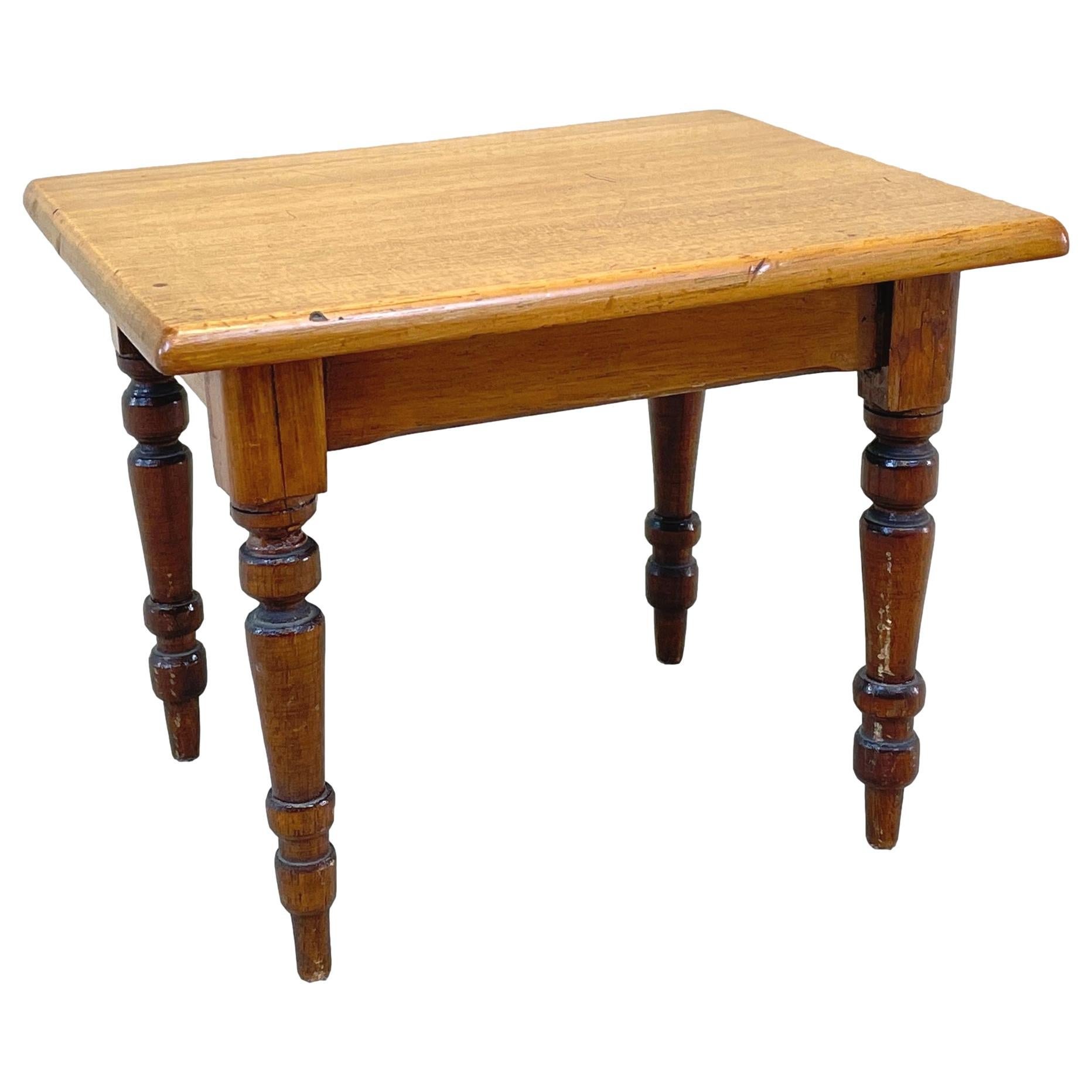 Victorian Miniature Mahogany Centre Table For Sale