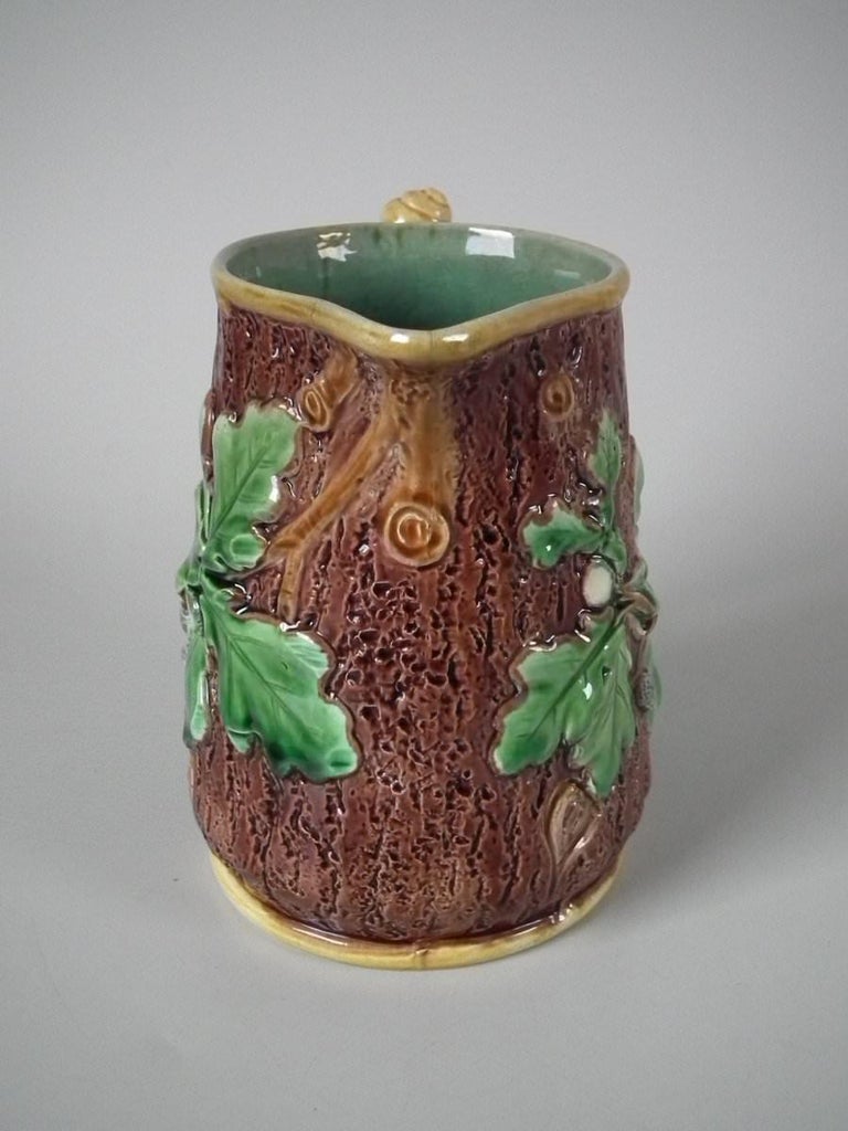 victorian-minton-majolica-acorn-and-snail-jug-pitcher-with-oak-leaves