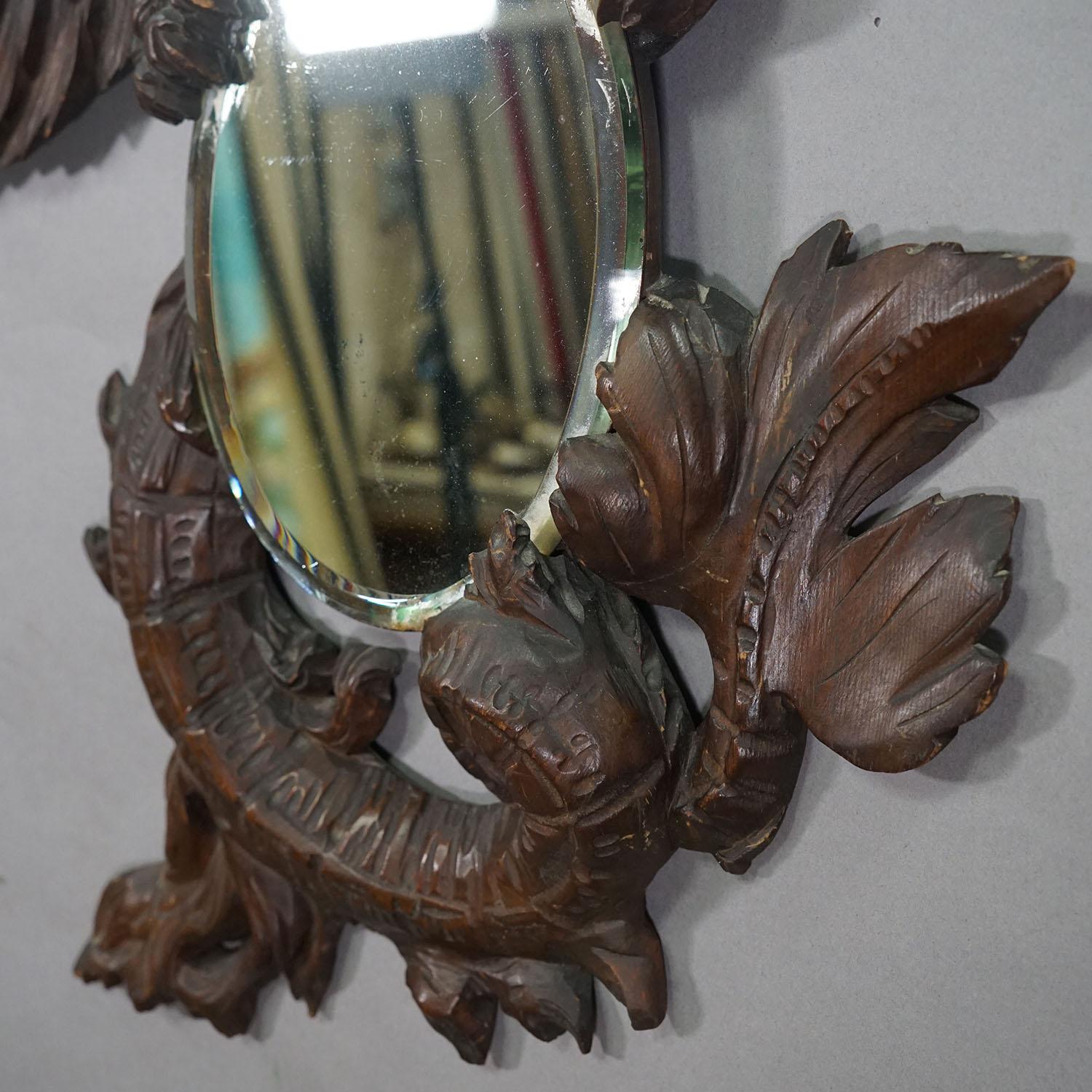 Victorian Mirror with Carved Dragon in the Manner of Gabriel Viardot ca. 1880 For Sale 2
