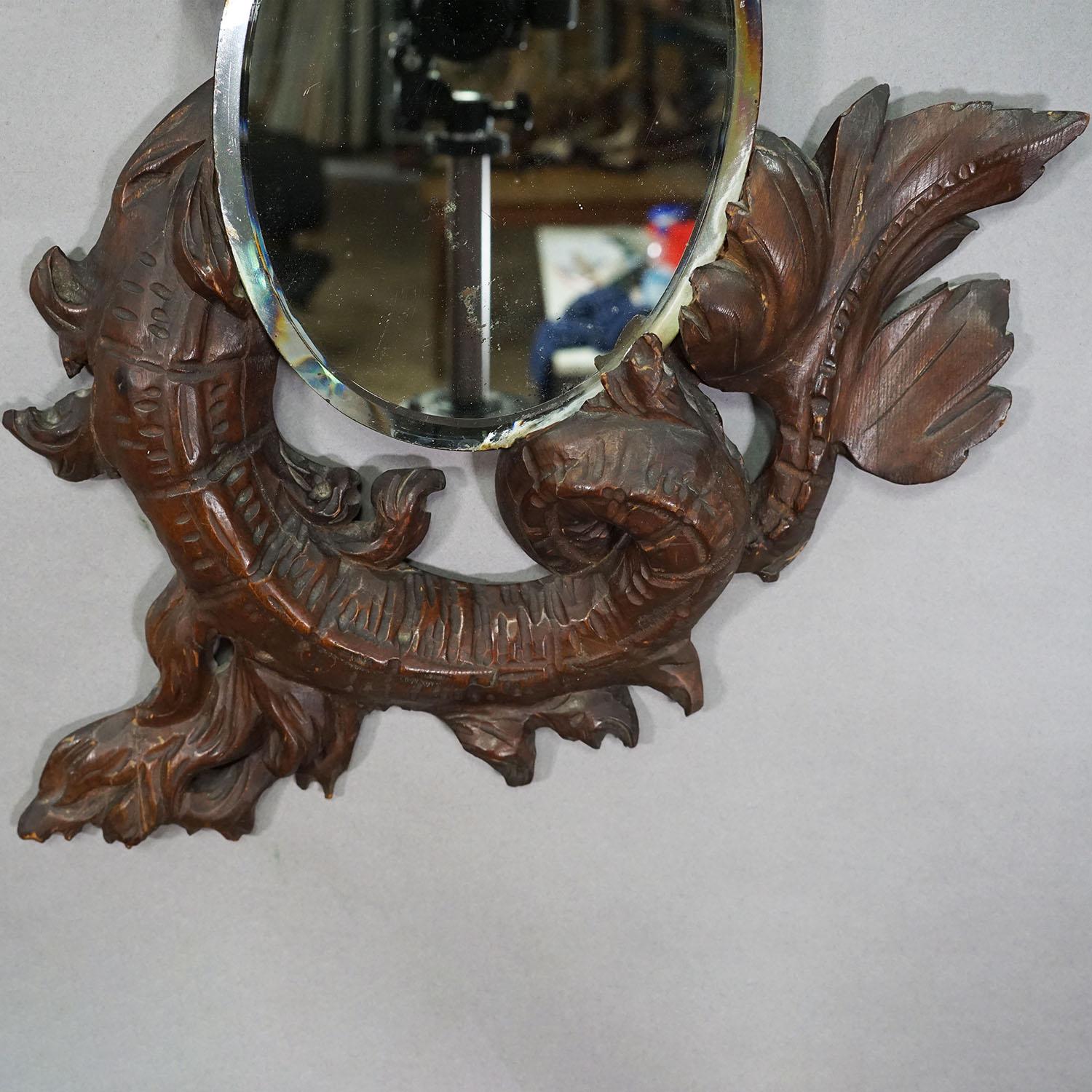 Victorian Mirror with Carved Dragon in the Manner of Gabriel Viardot ca. 1880 For Sale 3
