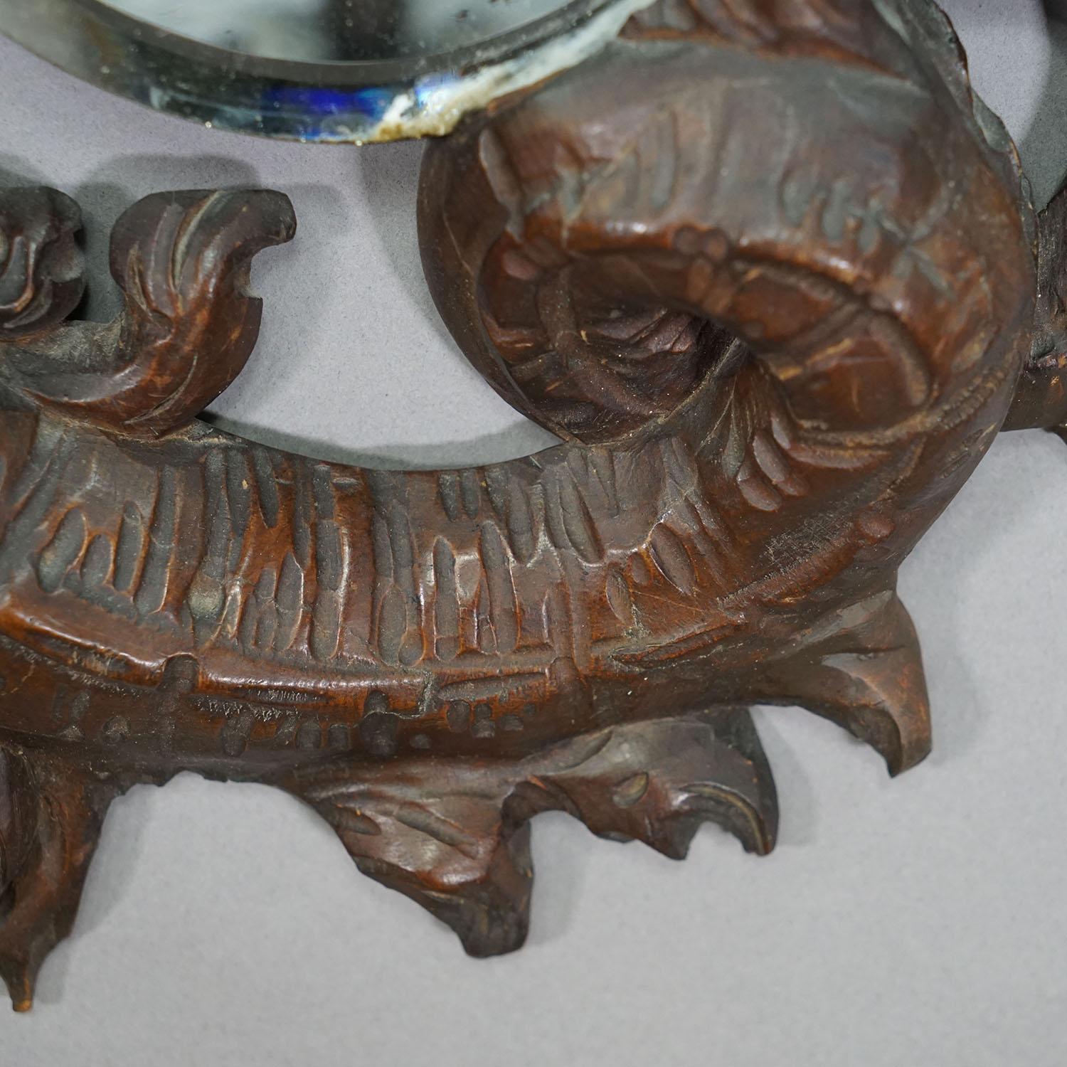 Victorian Mirror with Carved Dragon in the Manner of Gabriel Viardot ca. 1880 For Sale 4