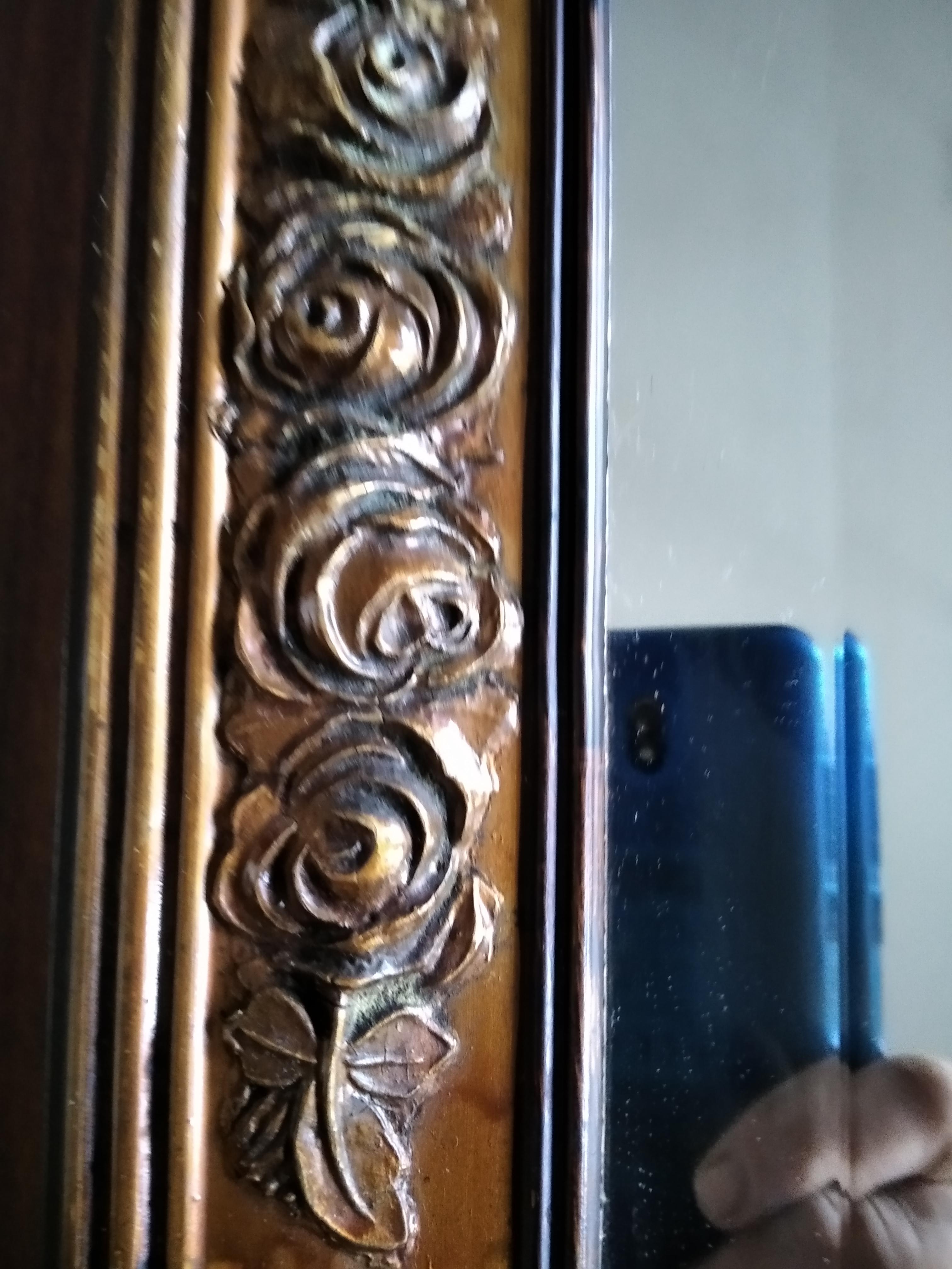Victorian Mirror Wood Frame 10