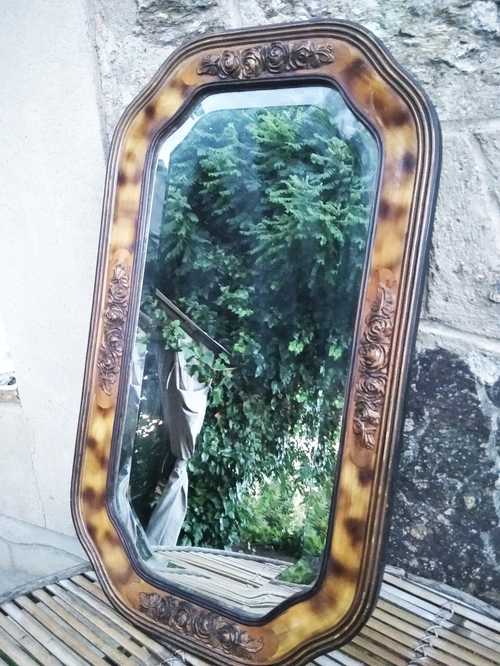Victorian Mirror Wood Frame 11