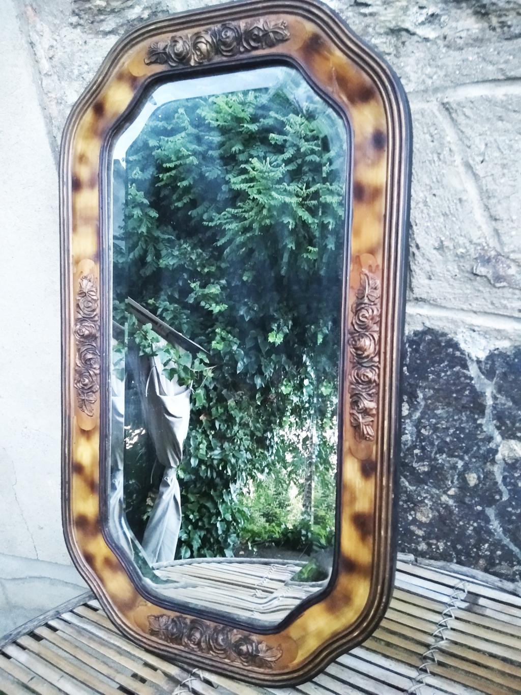 Victorian Mirror Wood Frame 12