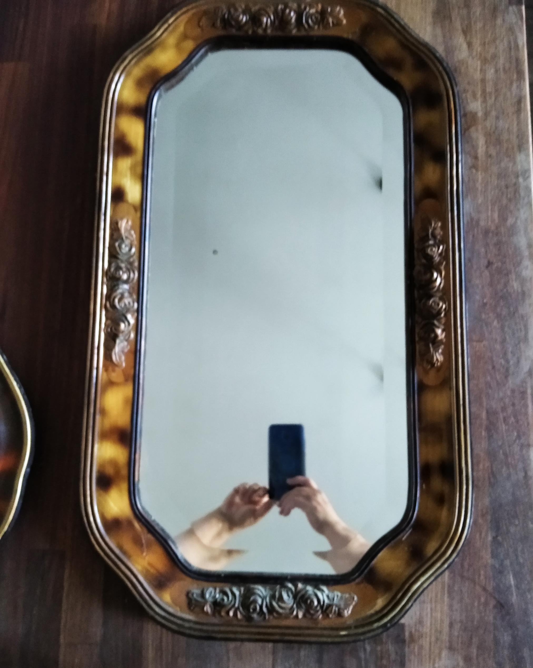 Victorian Mirror Wood Frame 7