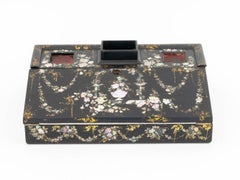 Victorian Mother-of-Pearl Inlaid Writing Box